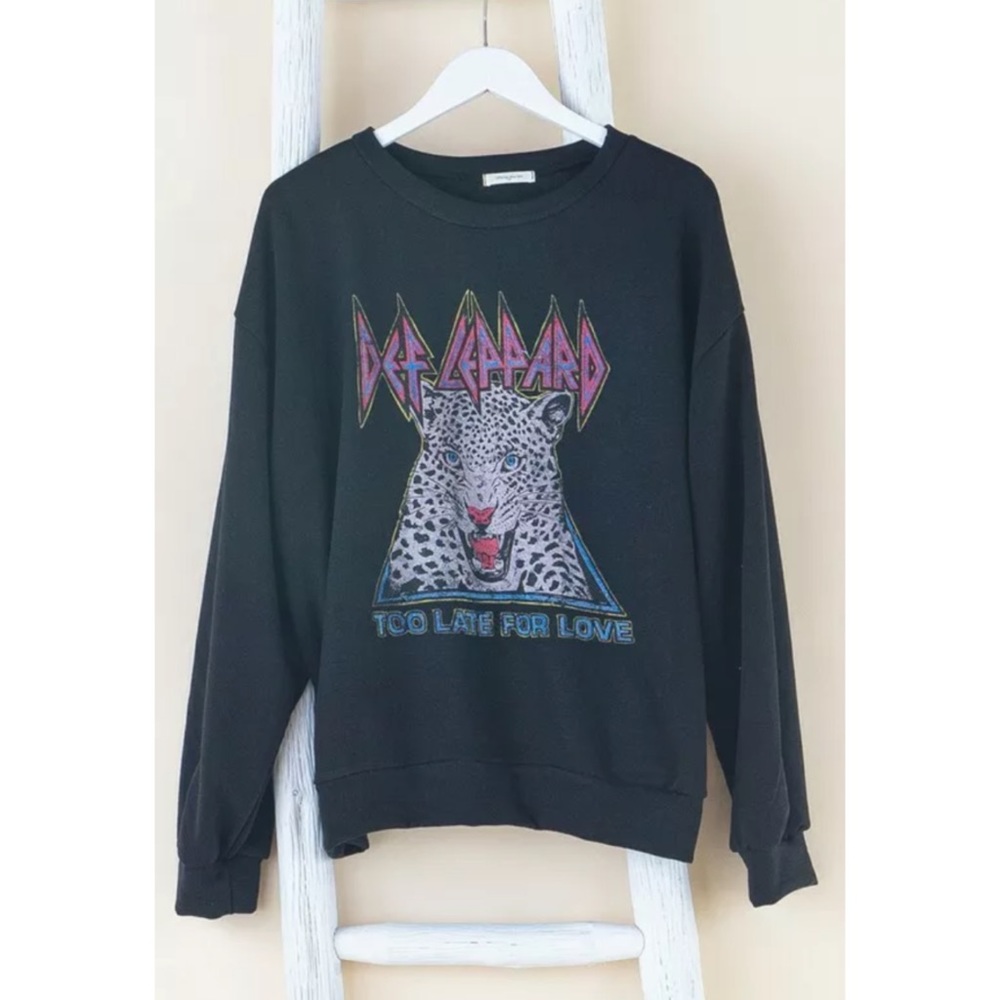 Def Leppard Tiger Too Late For Love Sweatshirt - Picture 5 of 10